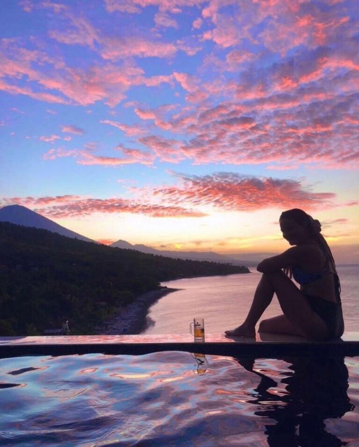 Waenis Sunset View Hotel And Restaurant, Amed, Bali المظهر الخارجي الصورة