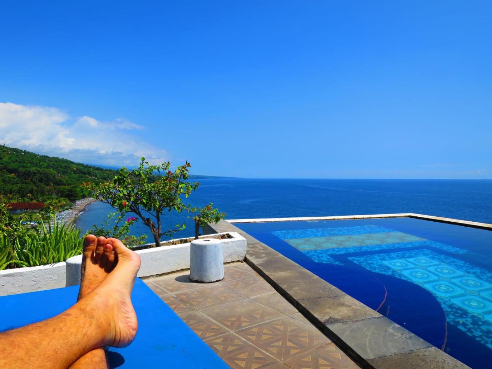 Waenis Sunset View Hotel And Restaurant, Amed, Bali المظهر الخارجي الصورة